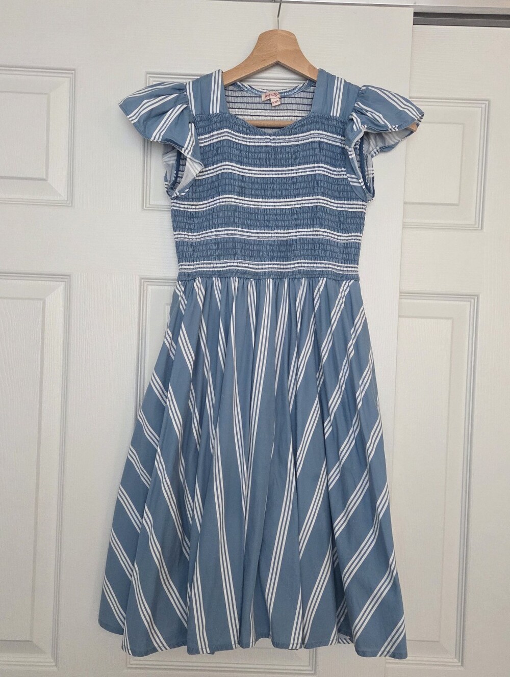 Ivy City Co - Adelaide Dress in Blue - 9-10